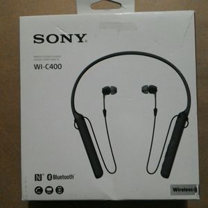 SONY WI-C400 Wireless Headphones/ microphone